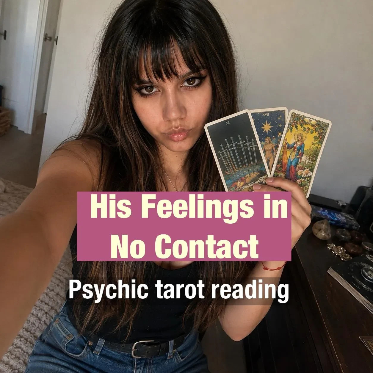 Psychic Tarot Reading: His Feelings in No Contact, Emotions, Memories (Same Day)