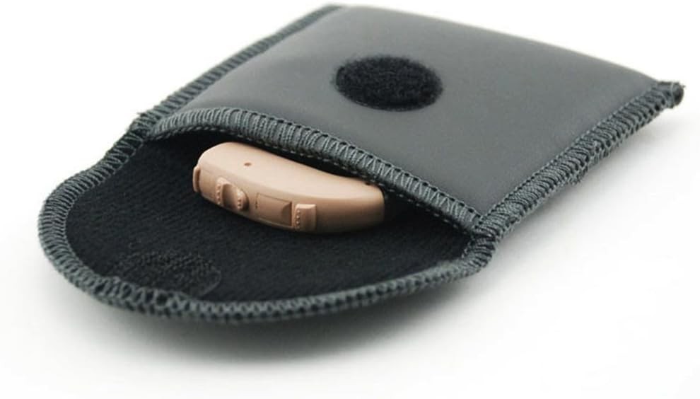 SOUNDLINK Hearing Aid Pouch – Carrying Storage Soft 1 Count (Pack of 1)