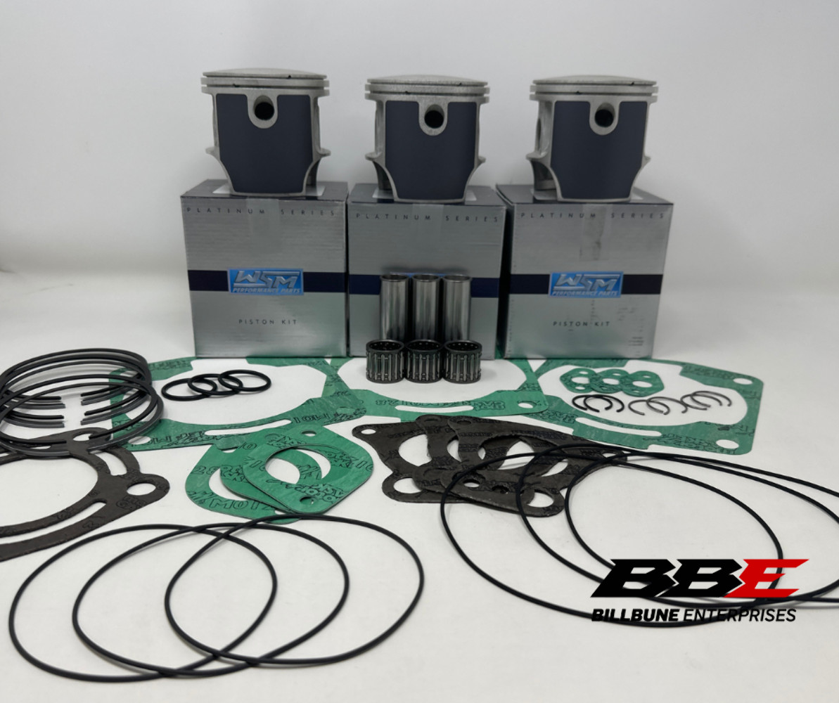 Polaris 1050 PWC .75mm O/S 81.75mm Bore WSM Top End Rebuild Kit Pistons, Gaskets