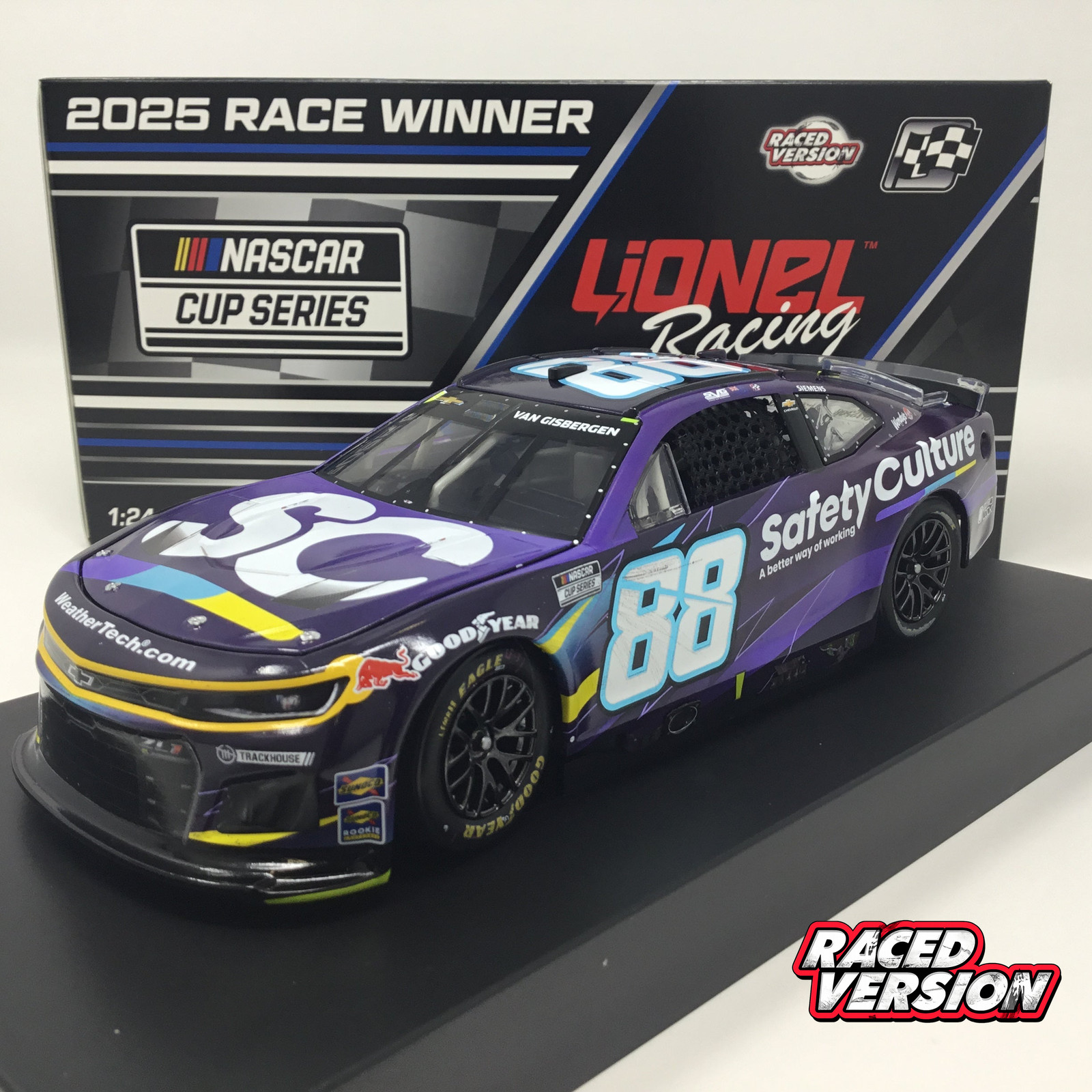 Shane Van Gisbergen 2025 Safety Culture Mexico City Race Win 1:24 Diecast
