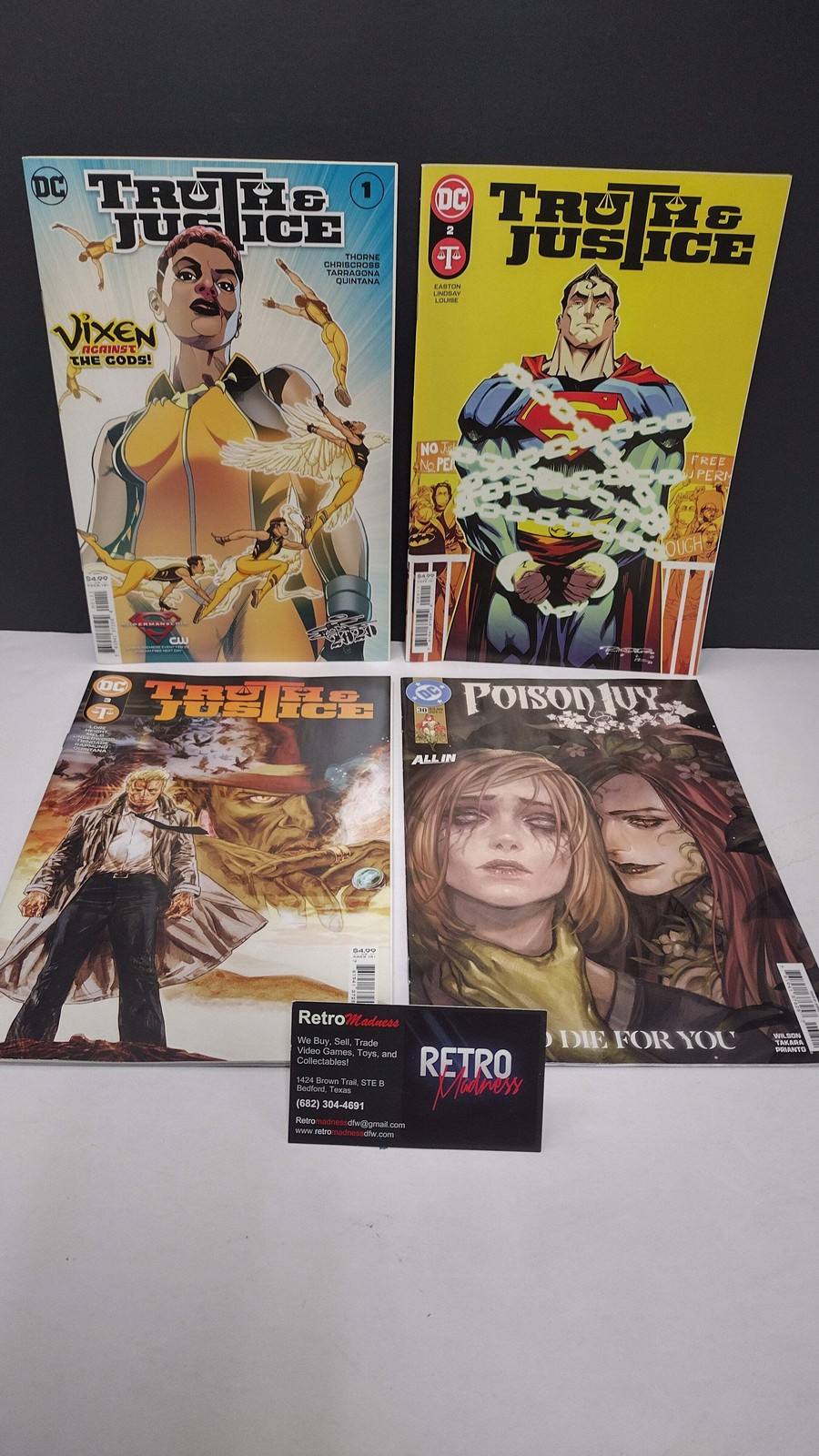DC Comics Modern Era Lot – 4 Book Set – Lot I3 (Brand New / Unread)