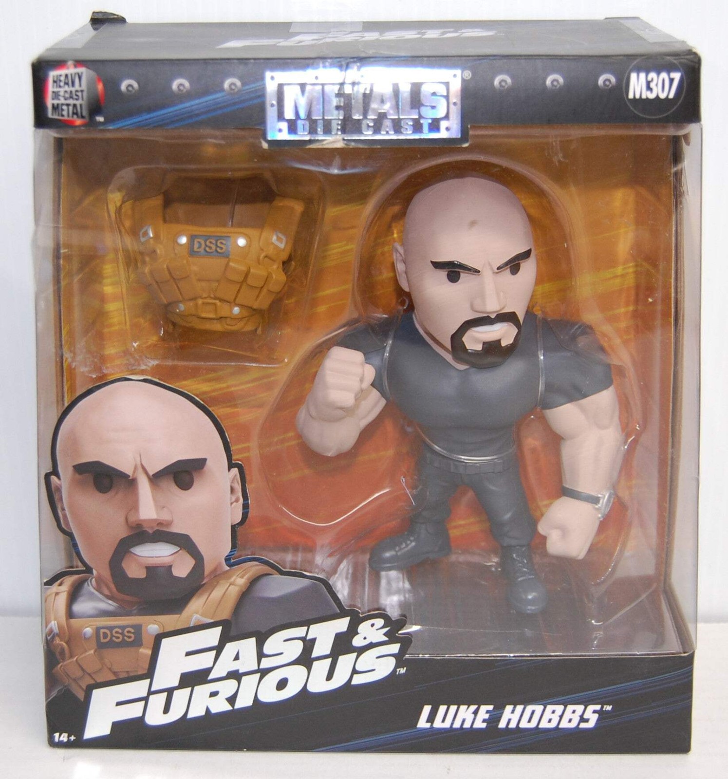 Fast & Furious Luke Hobbs 6″ Metals Die Cast Figure M307 Jada Toys 2017