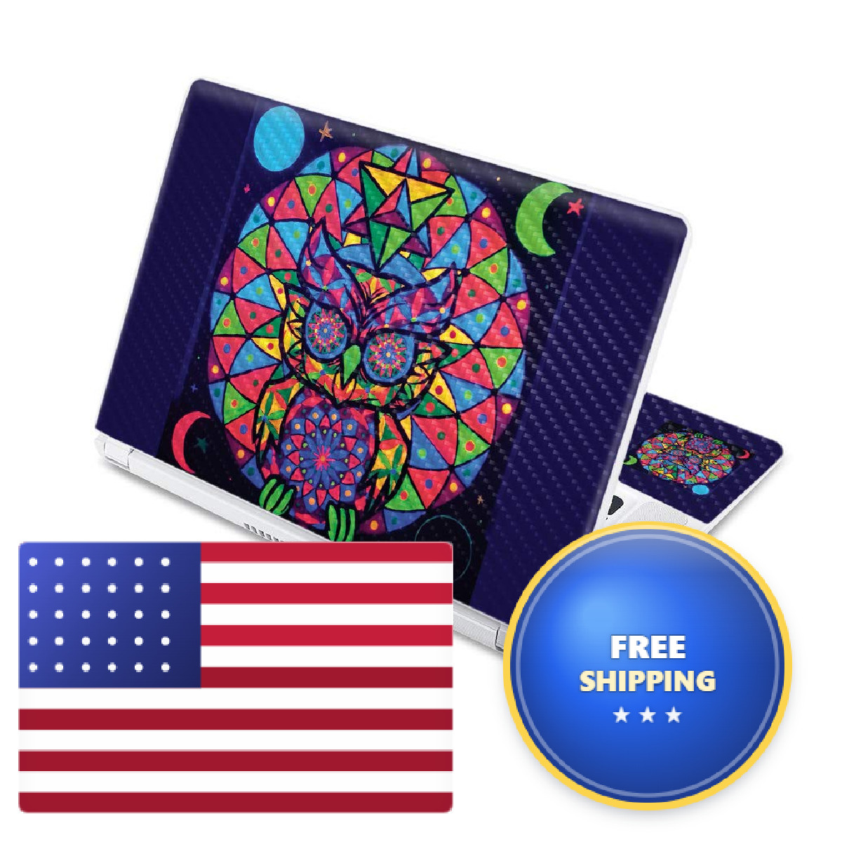 Mighty Skins Carbon Fiber Skin For Acer Chromebook 15 6 – Owl
