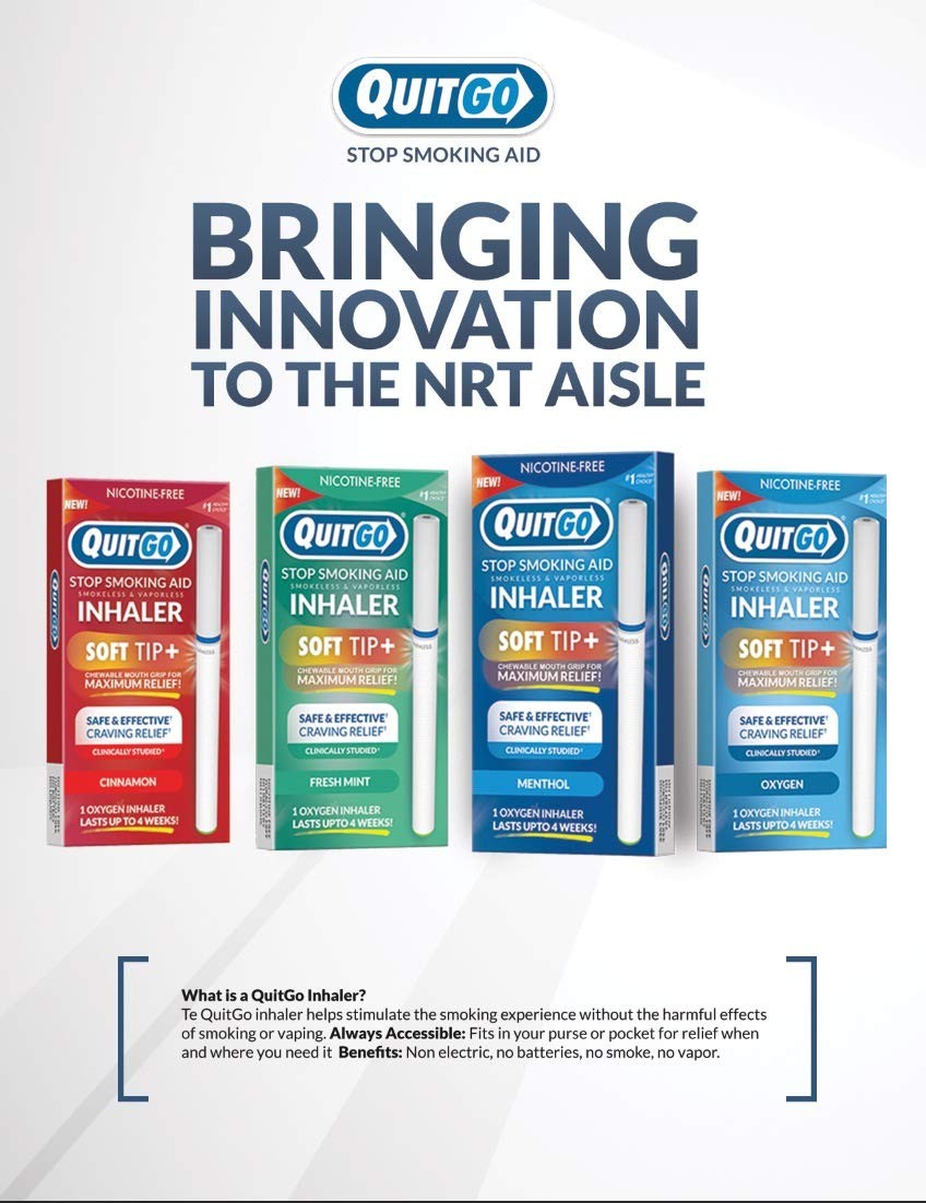 Stop Smoking, Smokeless Inhaler with Soft Tip Chewable 1 Count (Pack of 1)
