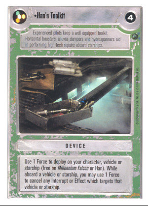Han’s Toolkit [White Border] Lightly Played SWCCG: Dagobah White Border