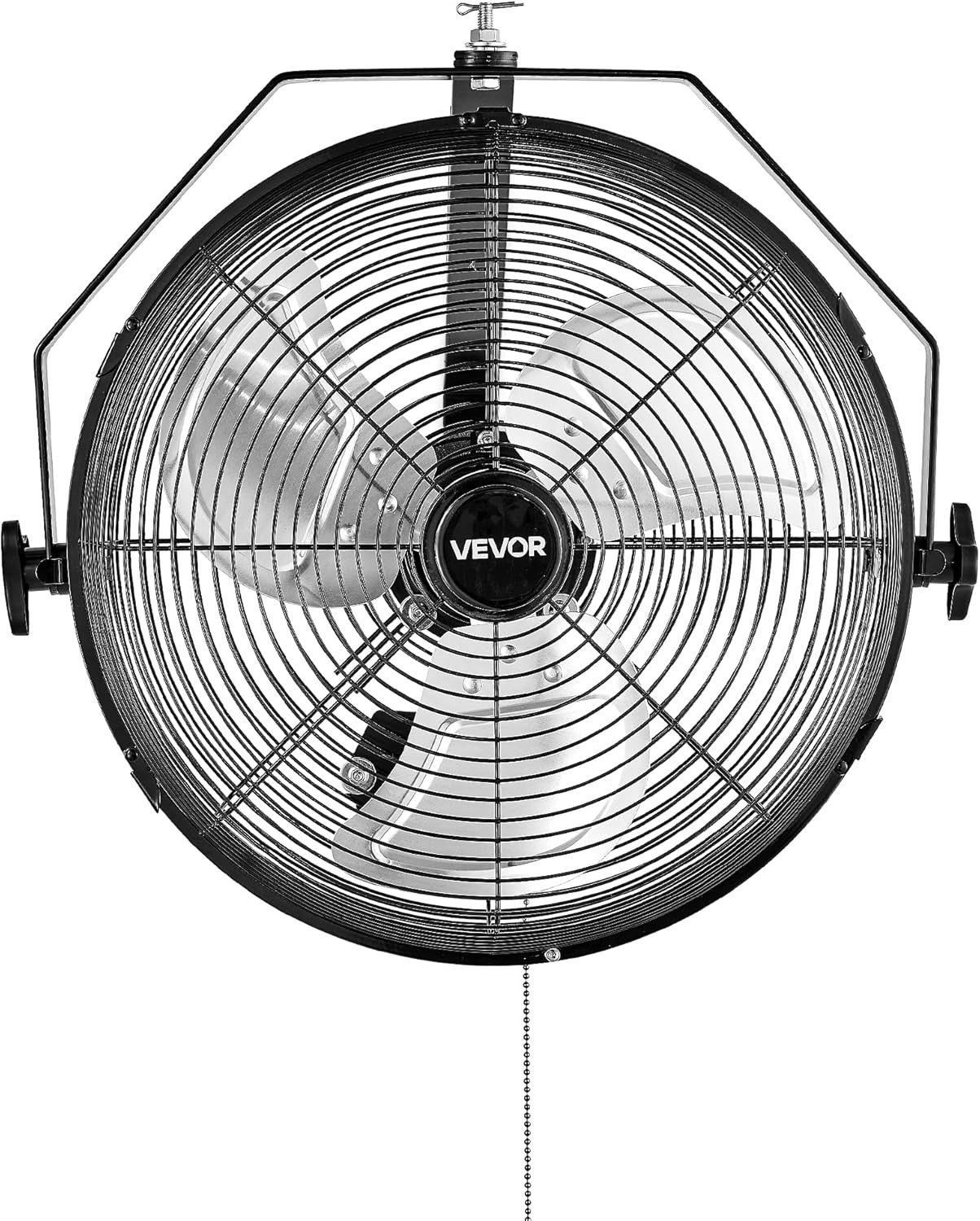 VEVOR 14 Inch Industrial Wall Mount Fan, High Velocity 2473 CFM Outdoor Fan wi