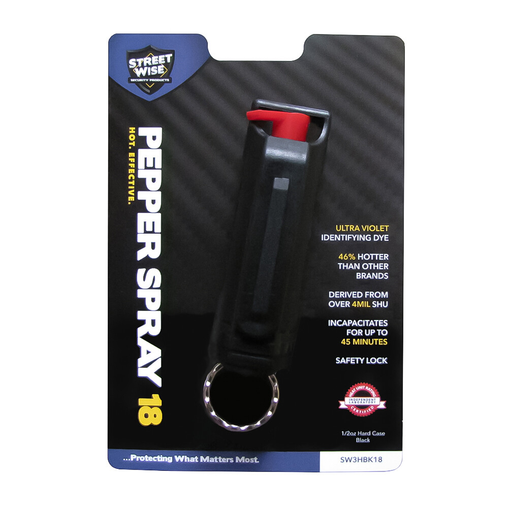 Jolt SafeKeeper 3-N-1 Stun Gun 92mv + Streetwise PEPPER SPRAY Self Defense Set
