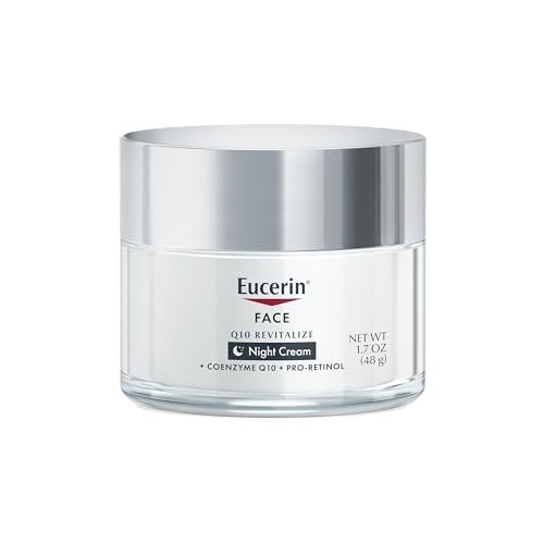 Eucerin Q10 Anti-Wrinkle Night Cream + 1.7 Fl Oz (Pack of 1), White