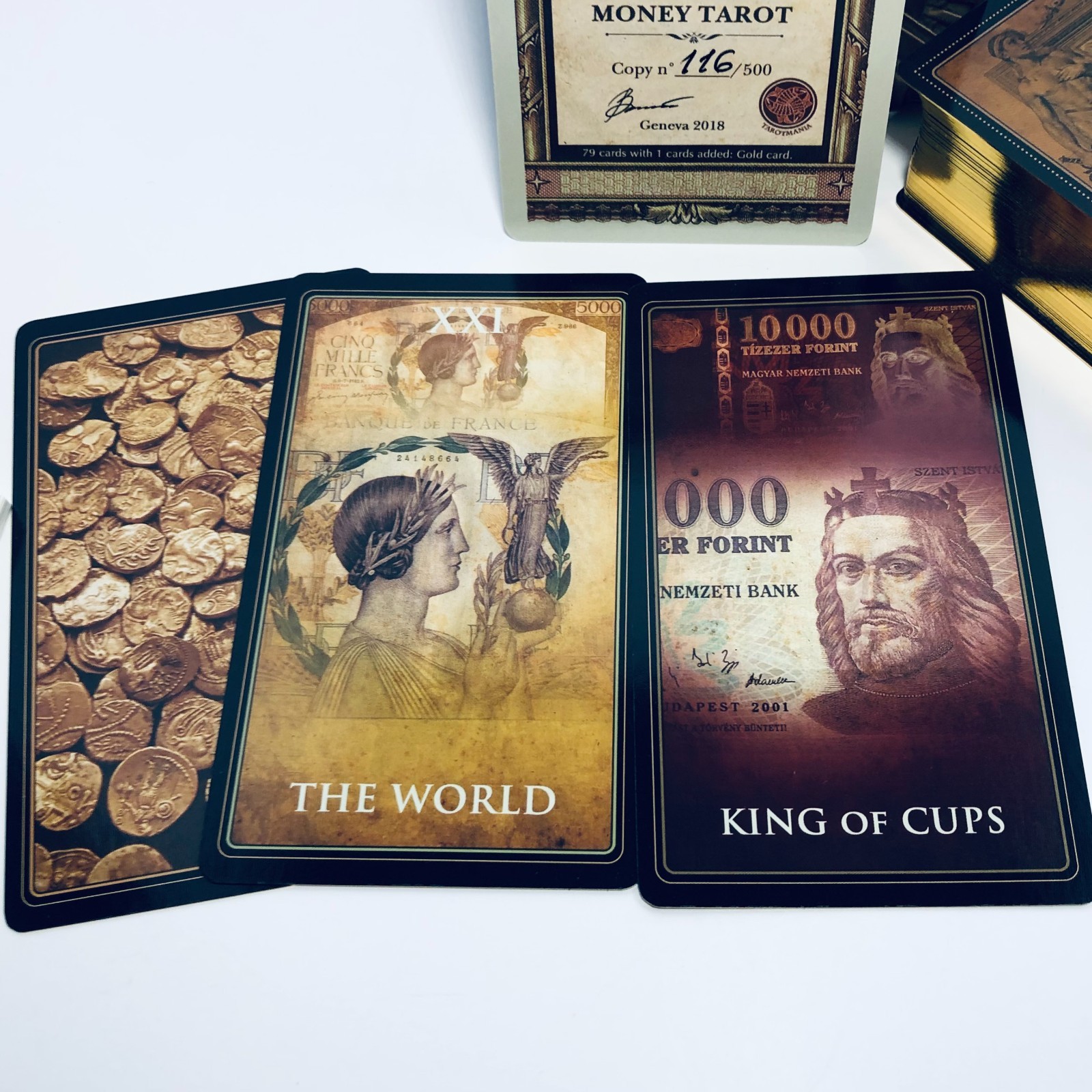 Money Tarot Eugene Vinitski Limited Edition #116/500 Certificate Geneva 2018