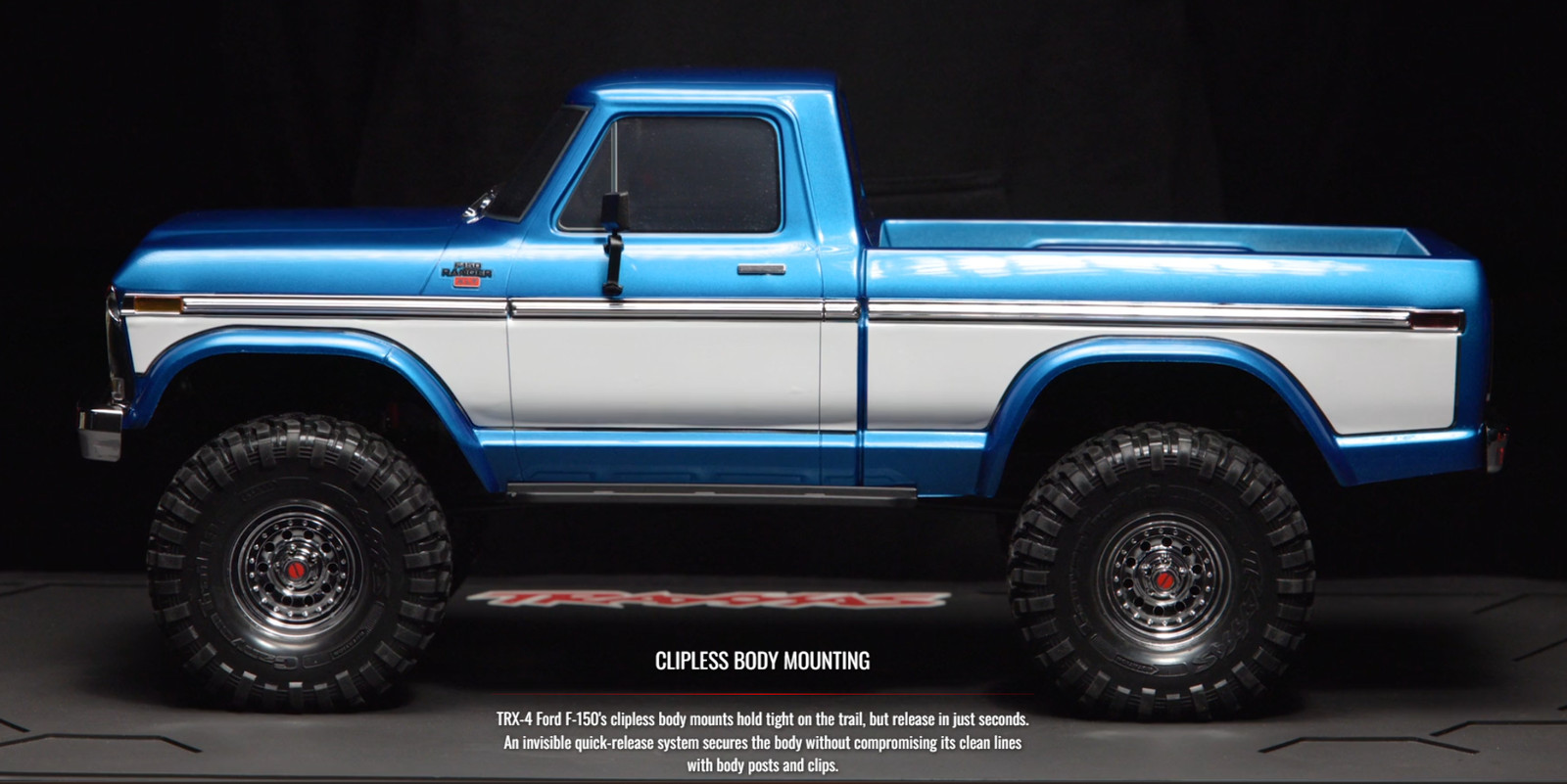 Traxxas 92144-4 TRX-4 1979 Ford F-150 Ranger XLT BLUE SPORT RTR 1/10 TRAIL TRUCK