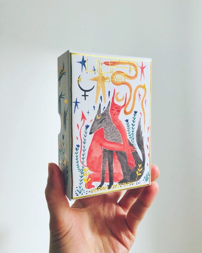 The Lilifer Tarot, Gold Edition, Booklet Included