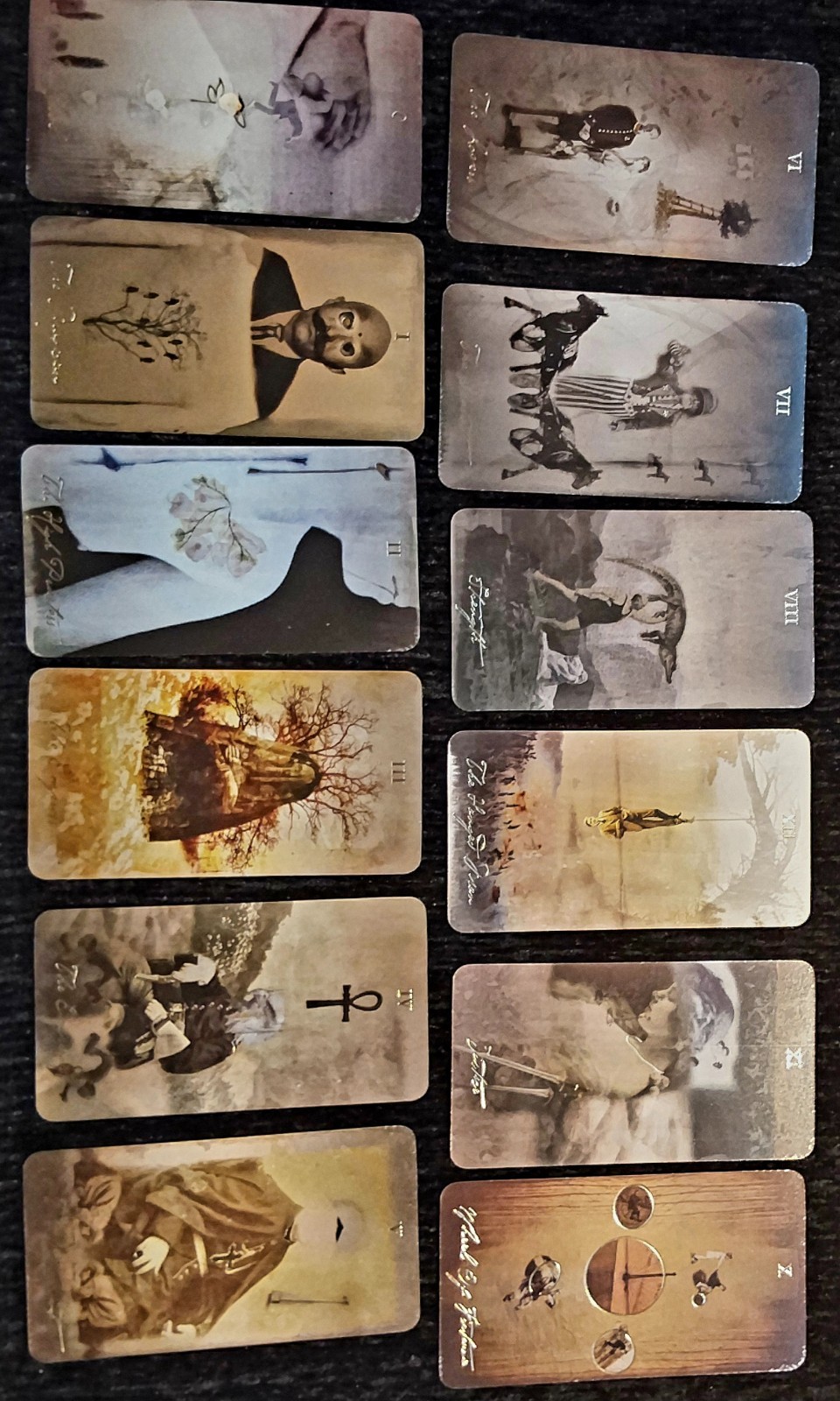 Tarot Of Unknown Shadows By Dark Synevyr *Second Edition 2020. Gold foiling.OOP
