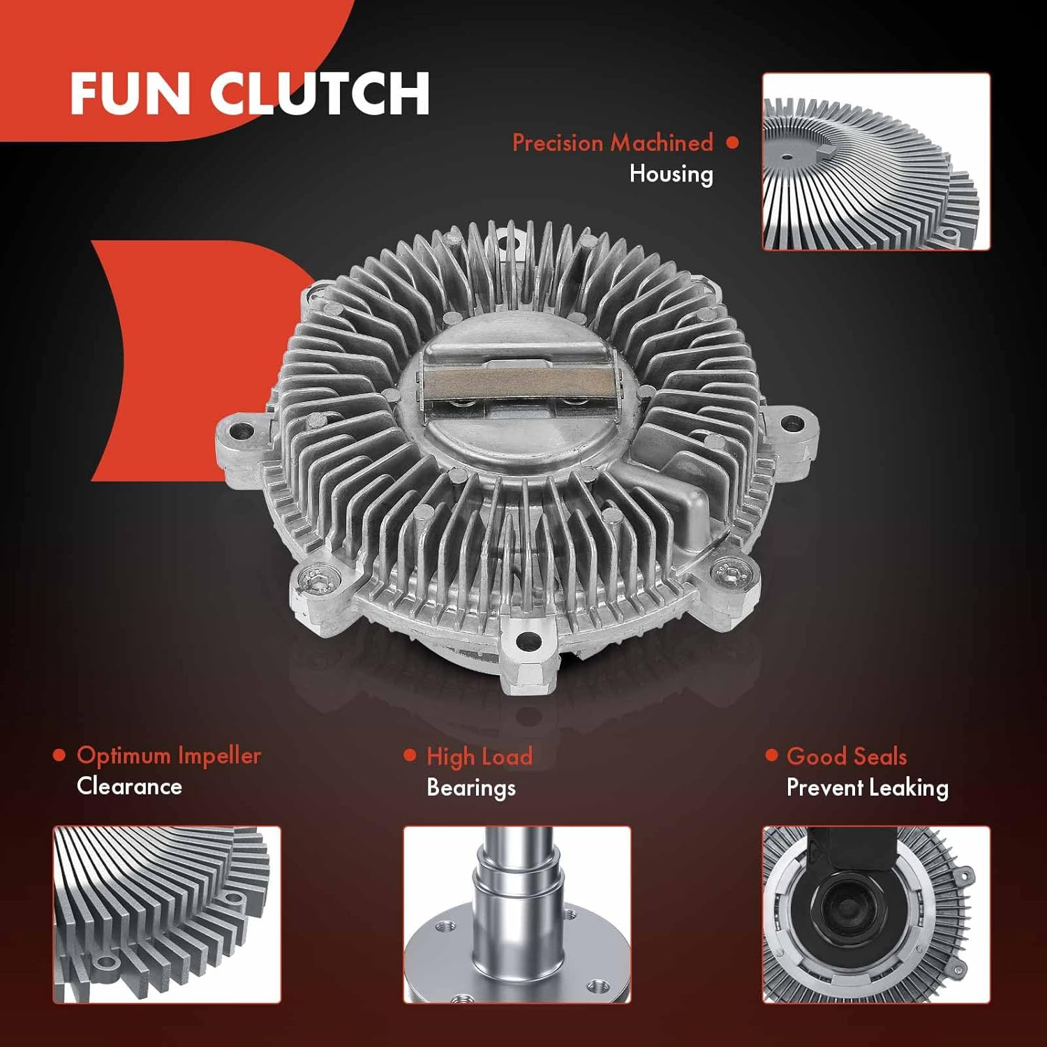 Engine Cooling Fan Clutch for Nissan Pathfinder Frontier Xterra 2005-2012 V6 4.0