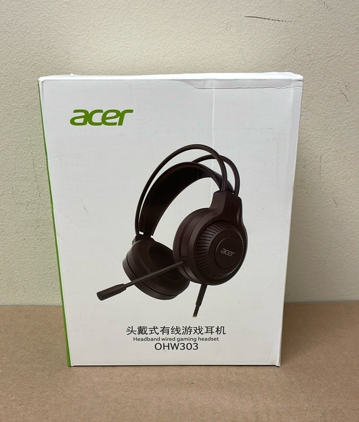 ACER Headband OHW303 Gaming Headset Black OHW303 – New Black