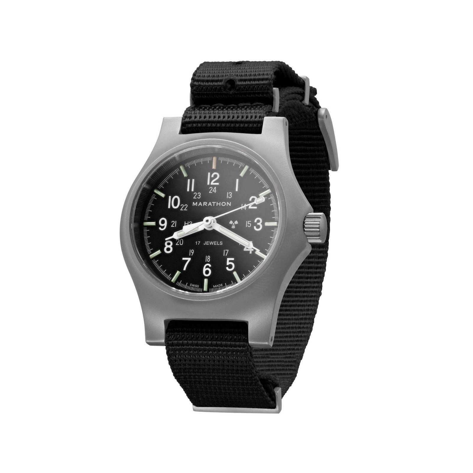General Purpose Mechanical Black US Gov/Def Std | Matte Black Dial Wristwatch WW