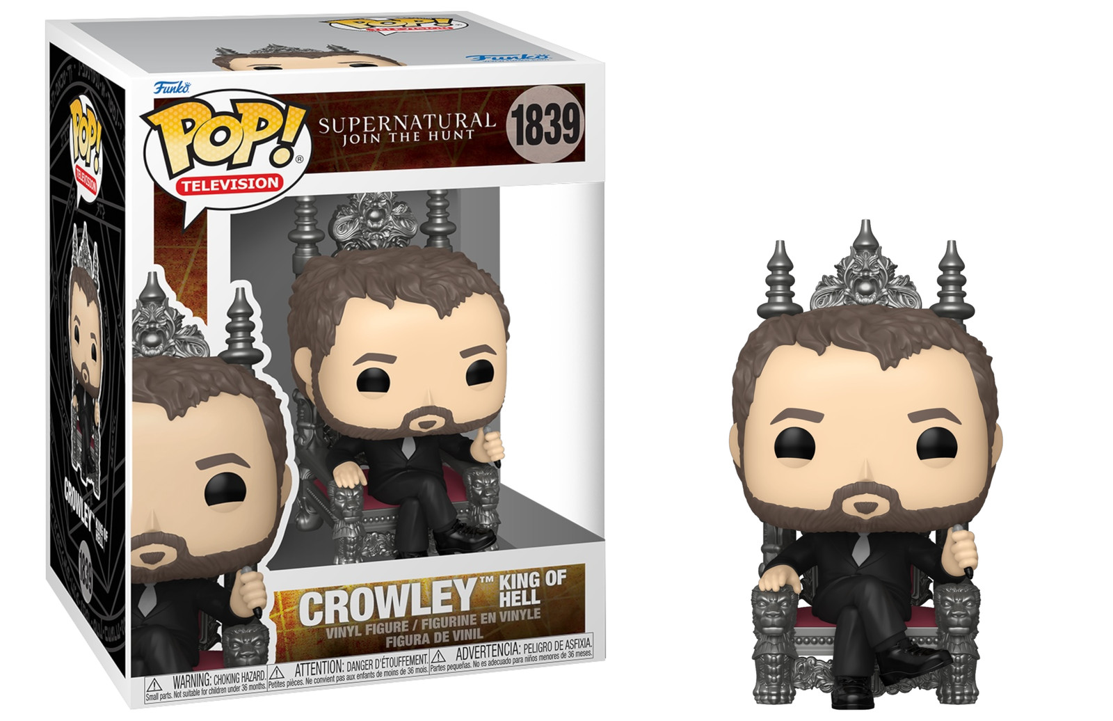 Funko Pop! Premium Supernatural Crowley King of Hell #1839