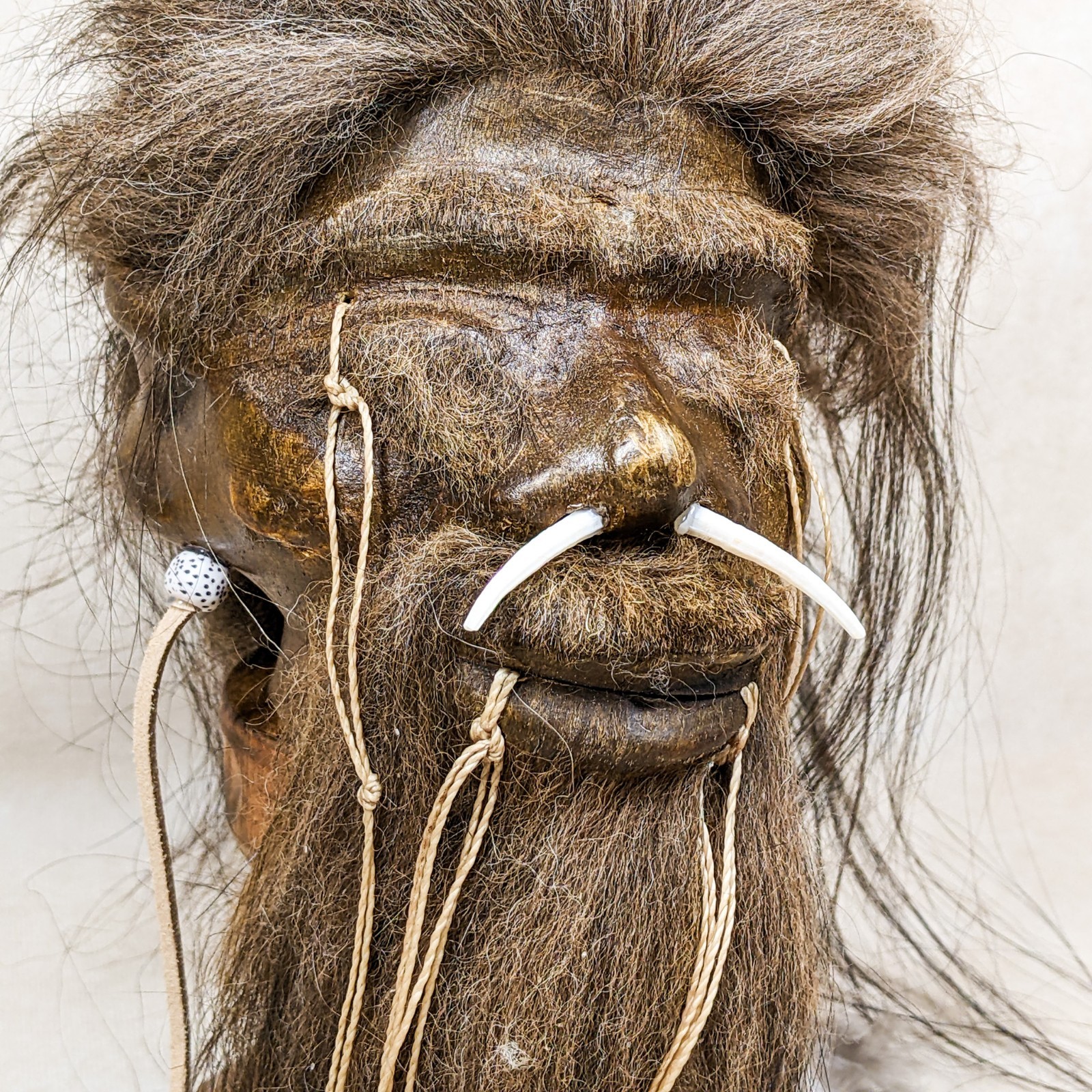 Shrunken Head reproduction Tsantsa by Local Tribesmen Oddities Curiosities gift