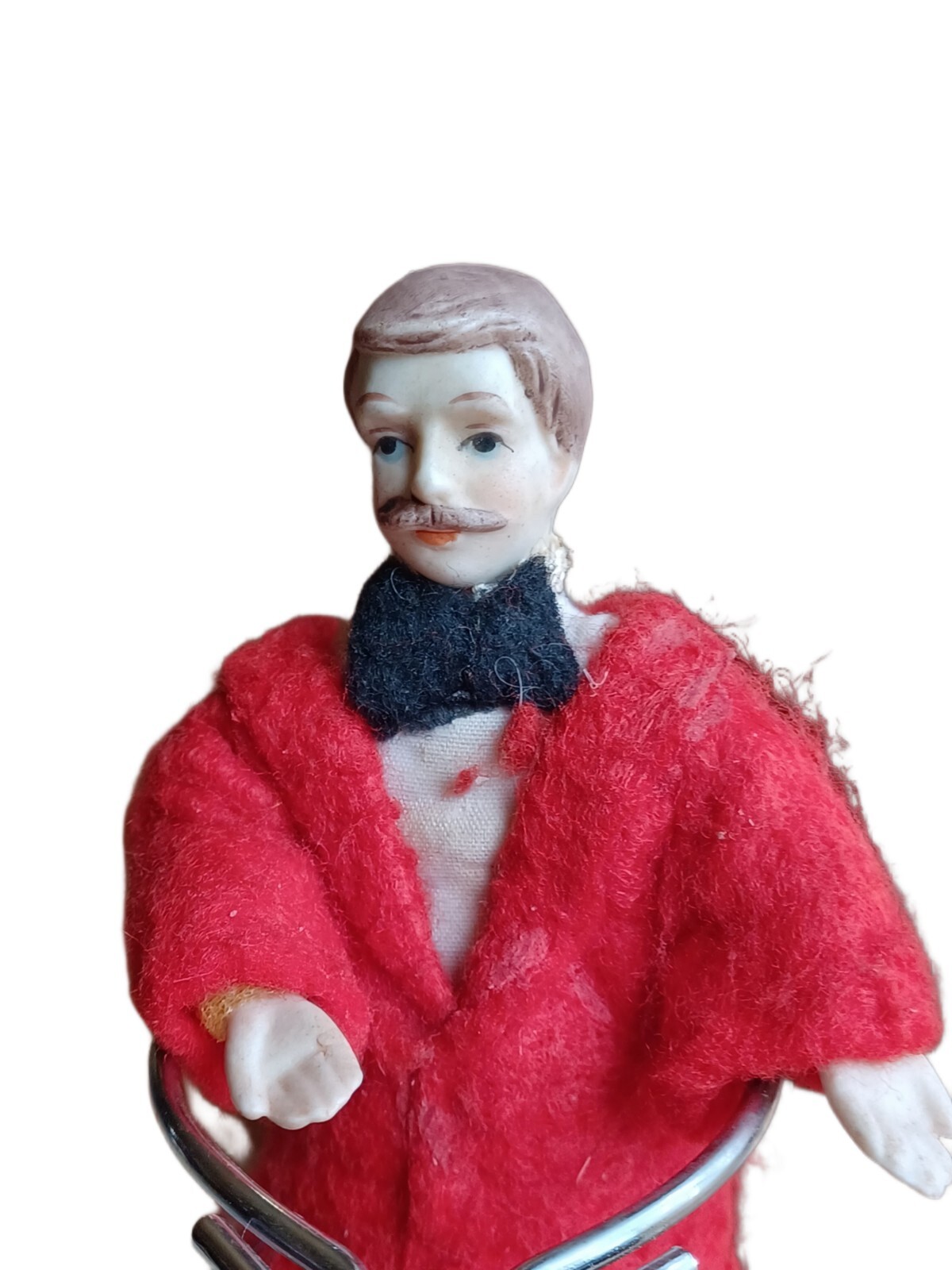 Magician Male Porcelain Doll Creepy Looking Unknown maker Vintage