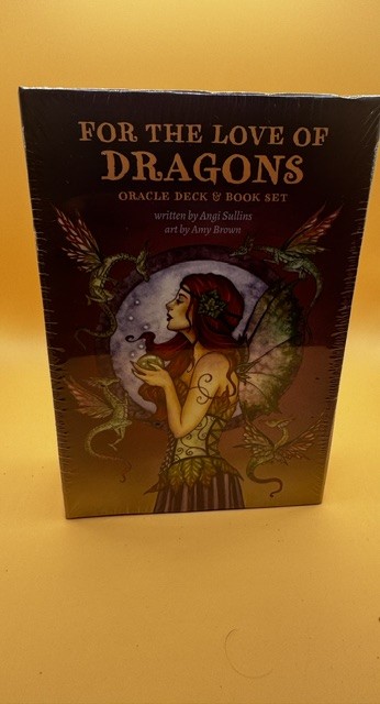 For The Love of Dragons Oracle Deck :44 Pink Gilt-Edged Cards New
