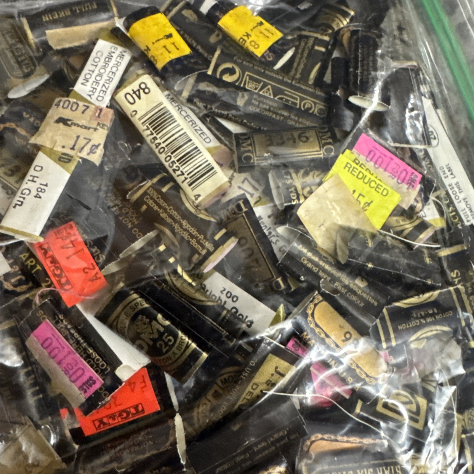Embroidery Skein Floss Labels – Pint Bag Full – Multiple Brands/Colors/Prices
