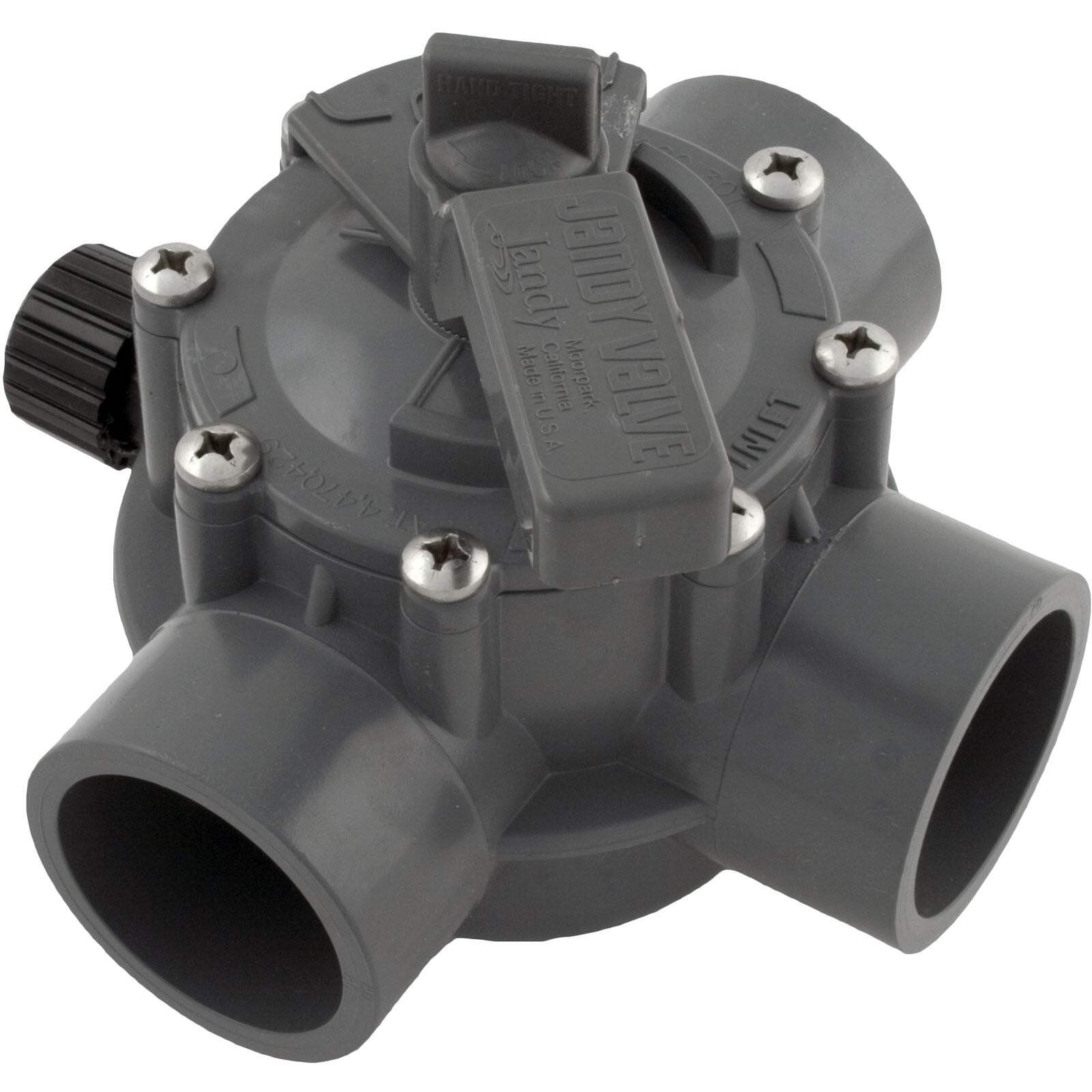Diverter Valve, Jandy/Zod, 1-1/2″s/2″spg Pos Seal, 3 Way, Gray : 1154