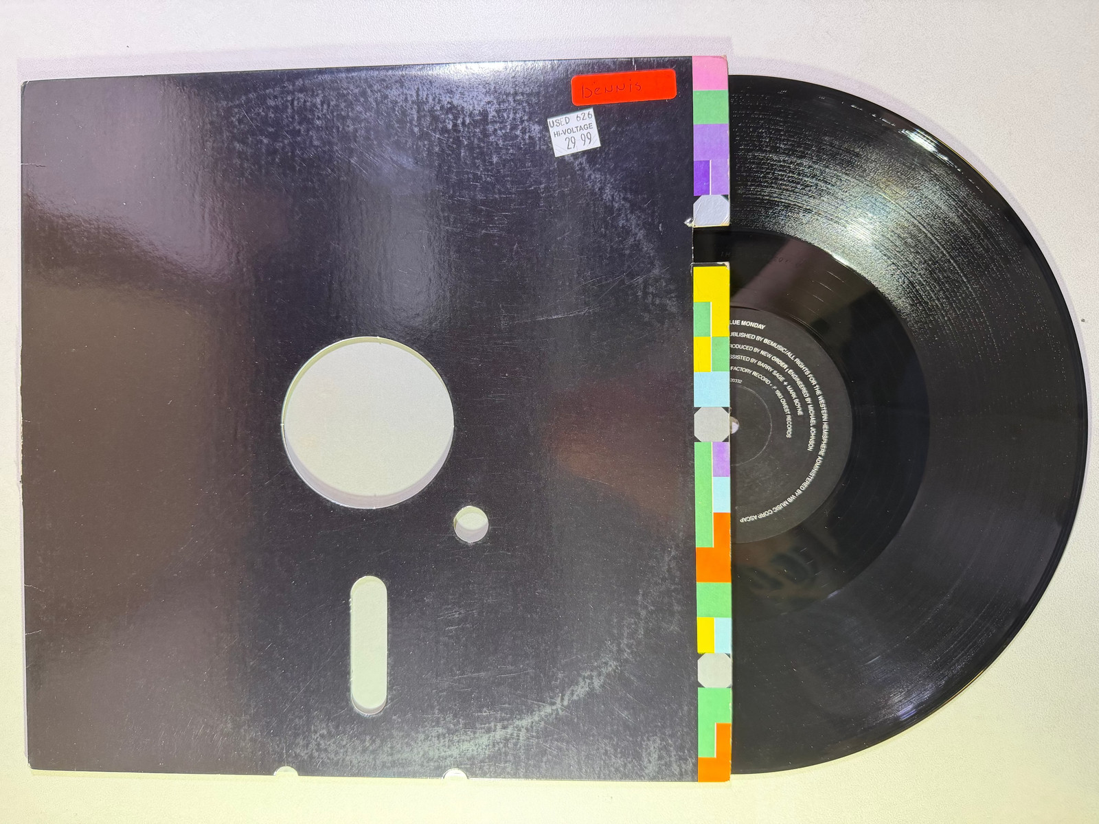 New Order – Blue Monday 12″ SINGLE USED VINYL VG+/VG