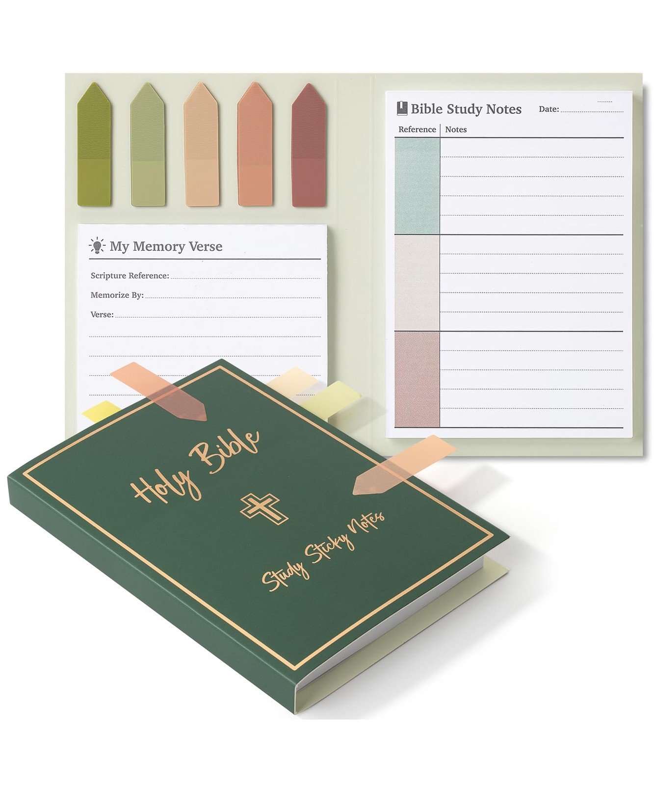 Mr. Pen- Holy Bible Study Sticky 3×3 inches or 3×5 inches, Vintage Colors