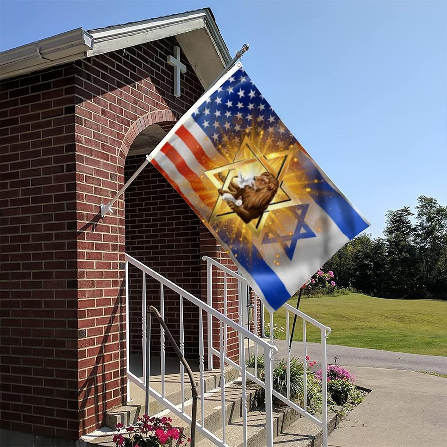Fyon Jewish Israel International Country Flag 3×5 Ft – UV Fade Resistant Doub…