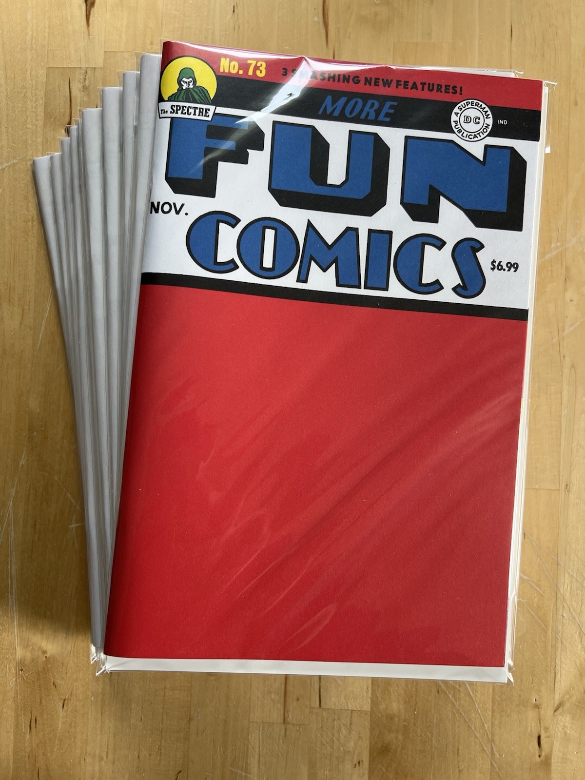 MORE FUN COMICS #73 First Appearance Green Arrow Aquaman BLANK DC Comic Book NM