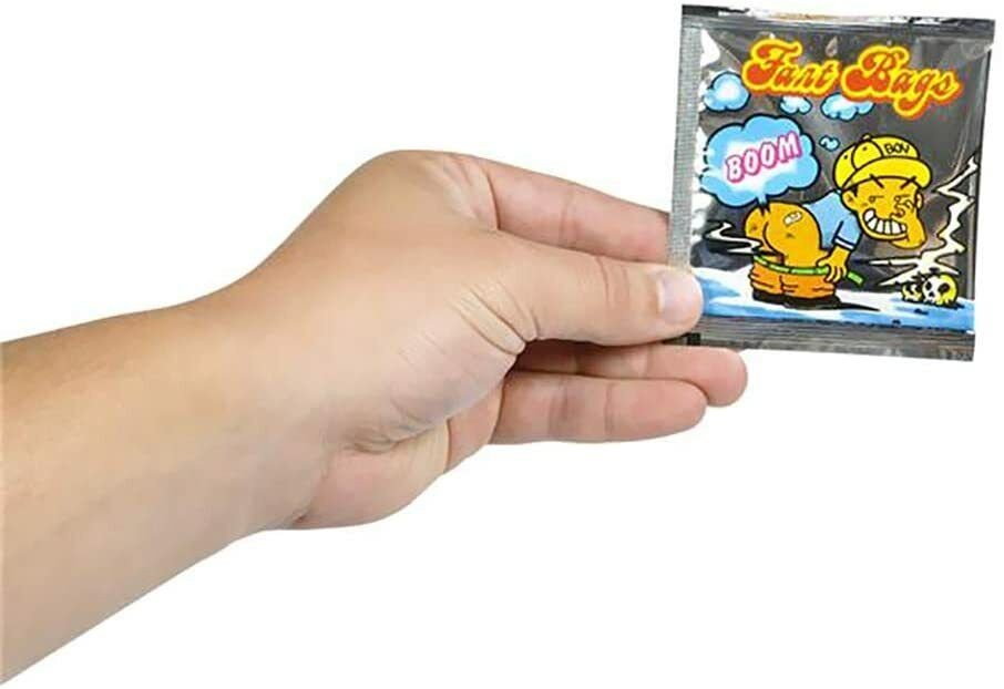24 FART STINK BOMB BAGS Smelly Nasty Gas Fart Odor Pooter – joke prank gag gift