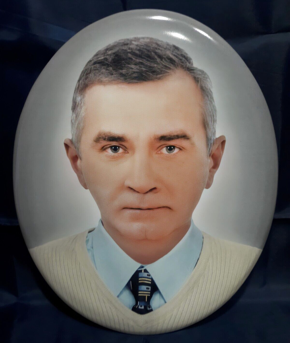 5х7cm Memorial Photo Plaque Memorial Picture Personalized Photo for Headstone