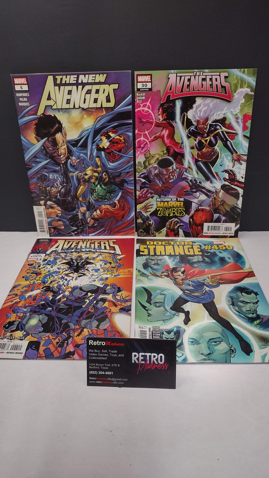 Marvel Comics Modern Era Lot – 4 Book Set – Lot W (Brand New / Unread)