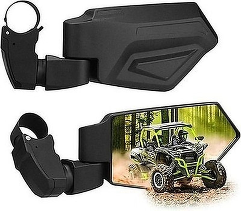 SHEJISI UTV Side Mirrors Spring Back 1.5-2.0 Roll Cage SXS #R036