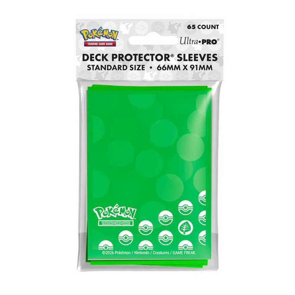 Pokemon Energy Deck Protector Sleeves Grass Type 65ct Gaming Accessory by Ultra