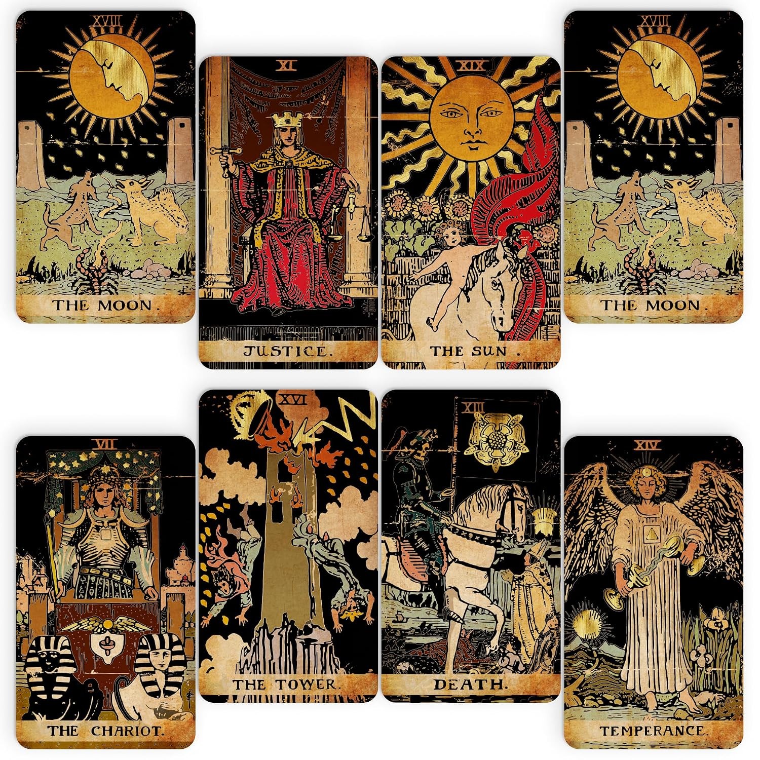 Original 78-Card Tarot Deck for Beginners and Expert Readers