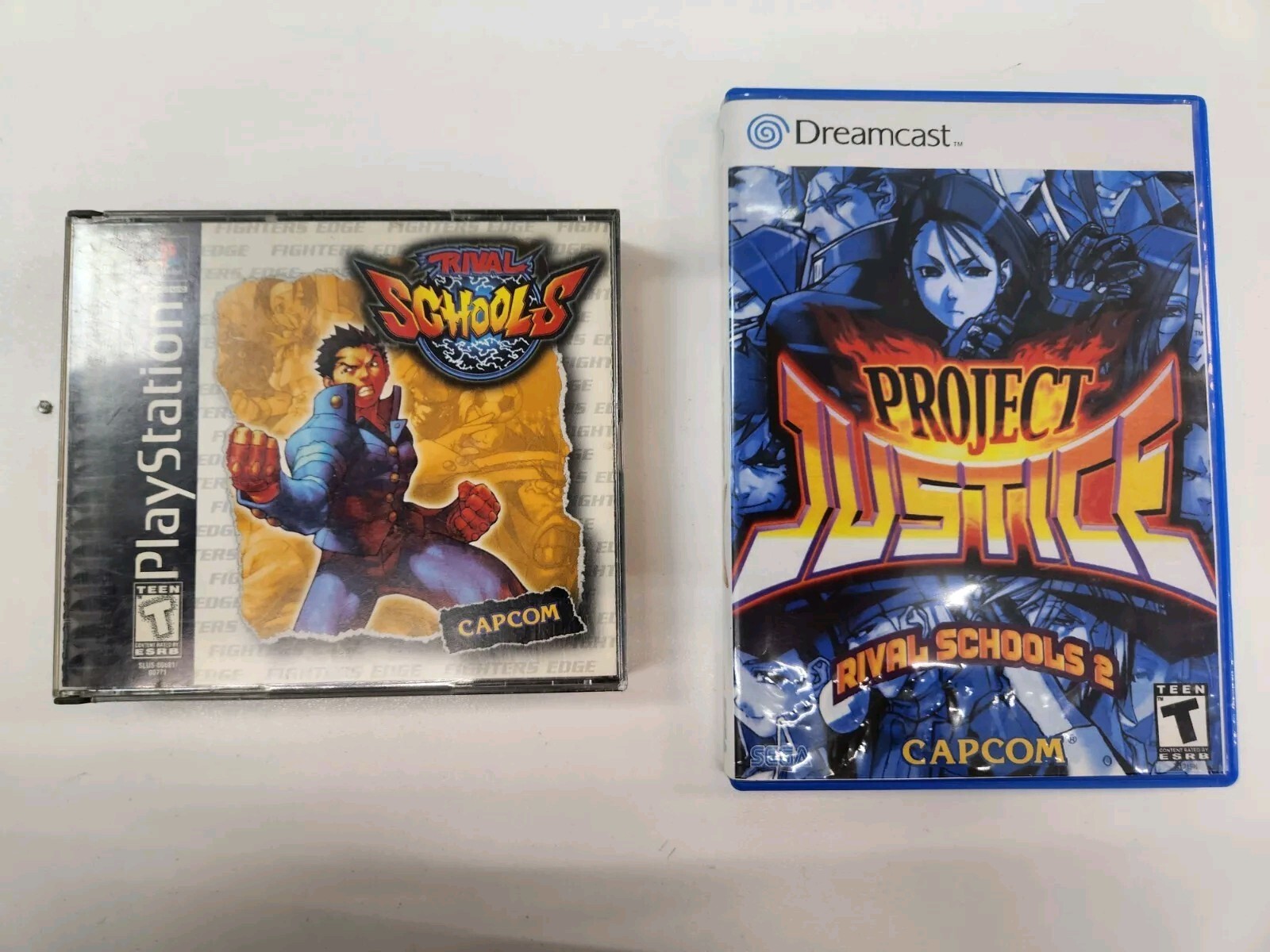 LOT READ!!!Project Justice (DISC ONLY) Sega Dreamcast Rival Schools PLAYSTATION