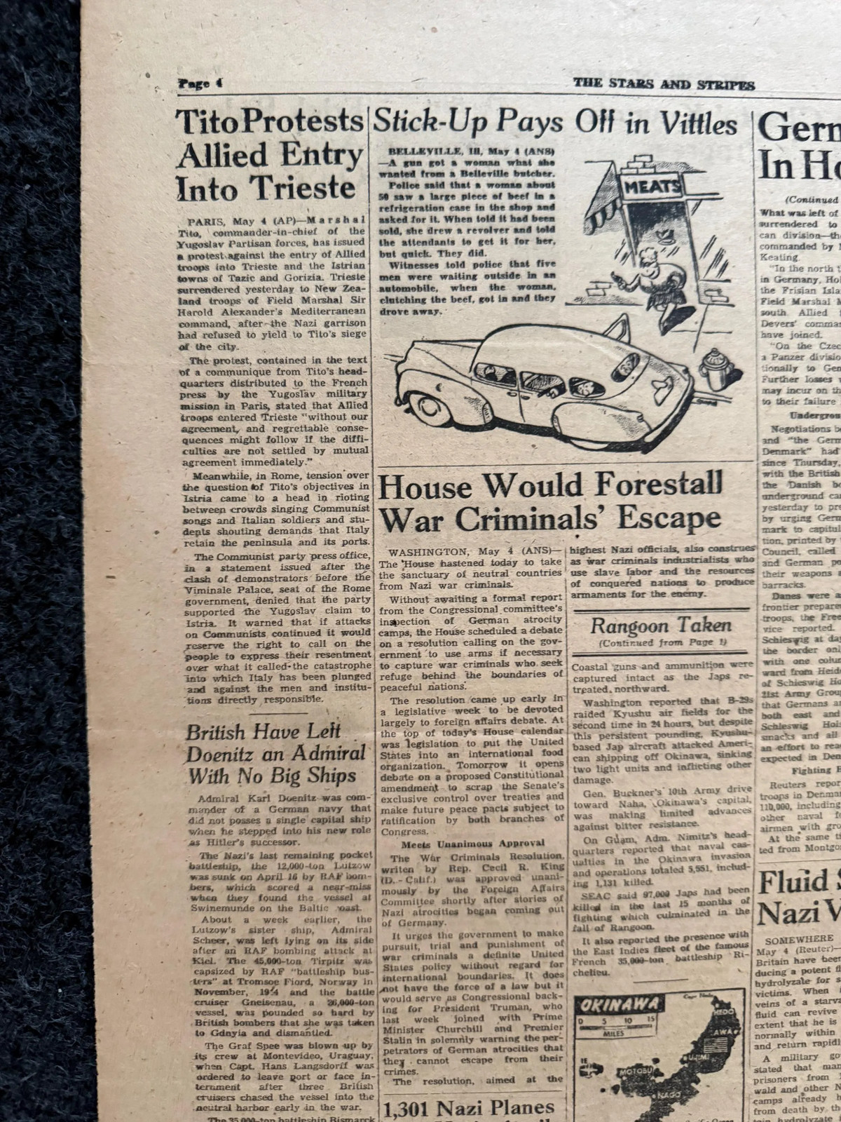 World War 2 Liberation Of Holland, Original Vintage Newspaper WW2 – Gifts for H