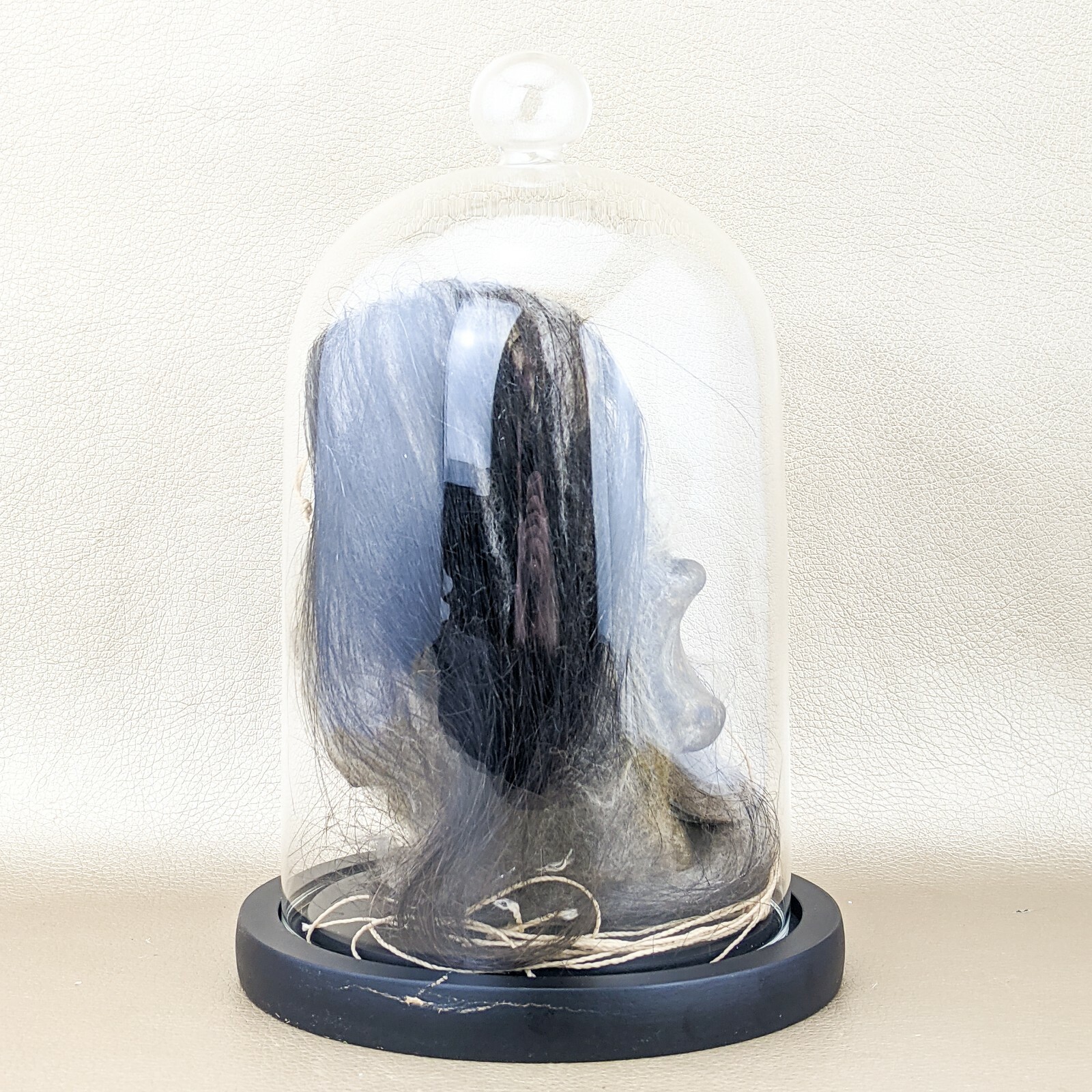 a61 Shrunken Head reproduction Tsantsa by Local Tribesmen Oddities Curiosities