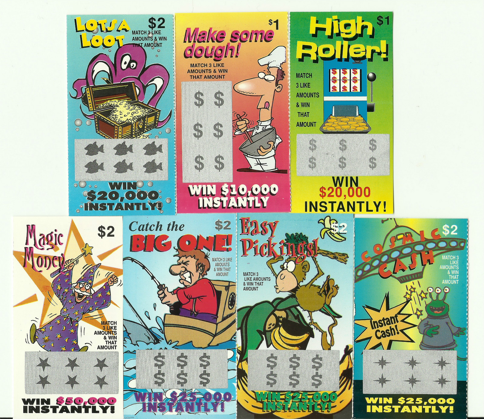 24 FaKe GaG JoKe PrAnK LoTTo LoTTeRy TiCkEtS Special Price $7.79 *FREE Shipping