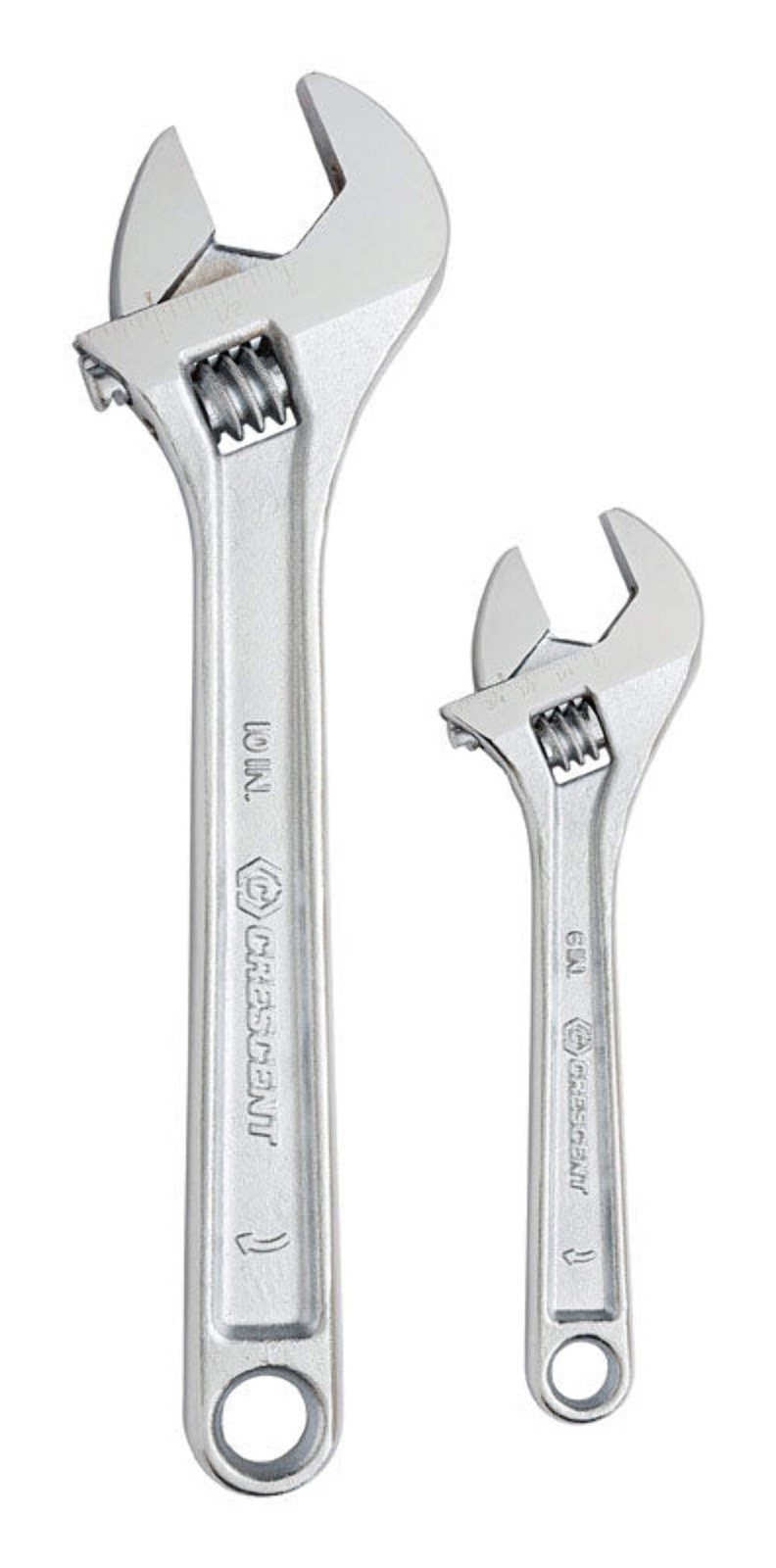 CRESCENT – Crescent Metric and SAE Adjustable Wrench Set 6 and 10 in. L 2 pc