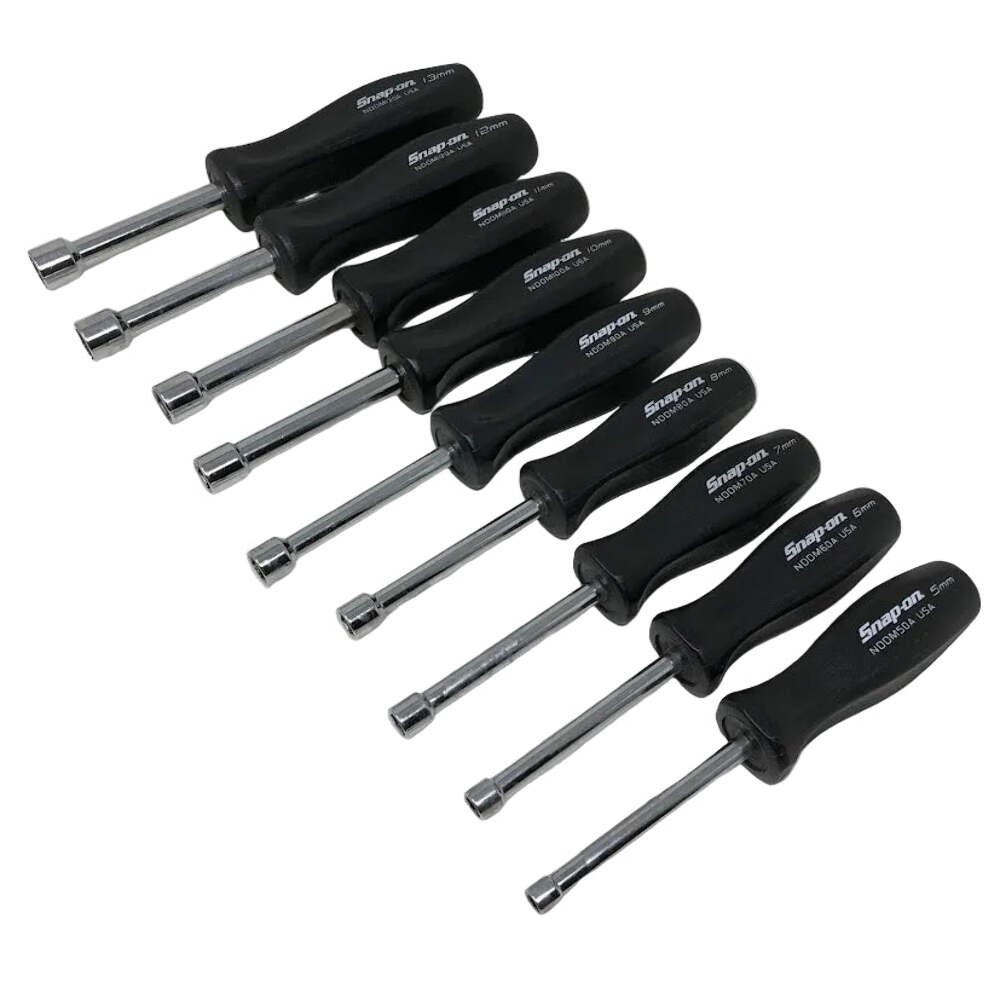 NDDM900A Snap-On Metric Nut Driver Set – 9pc – 5-13mm – 6pt