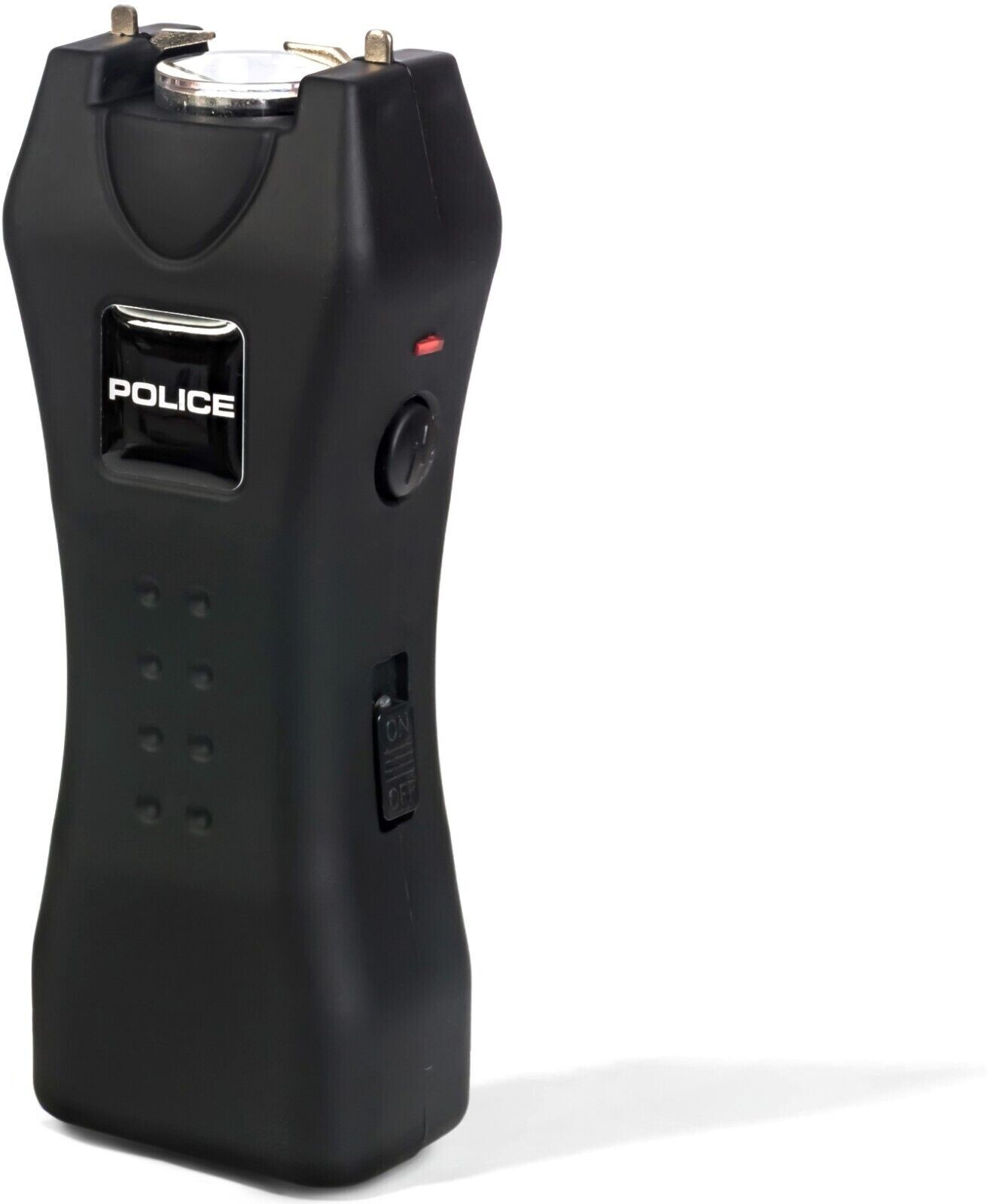 POLICE Stun Gun with LED Flashlight 618 Mini Rechargeable Black