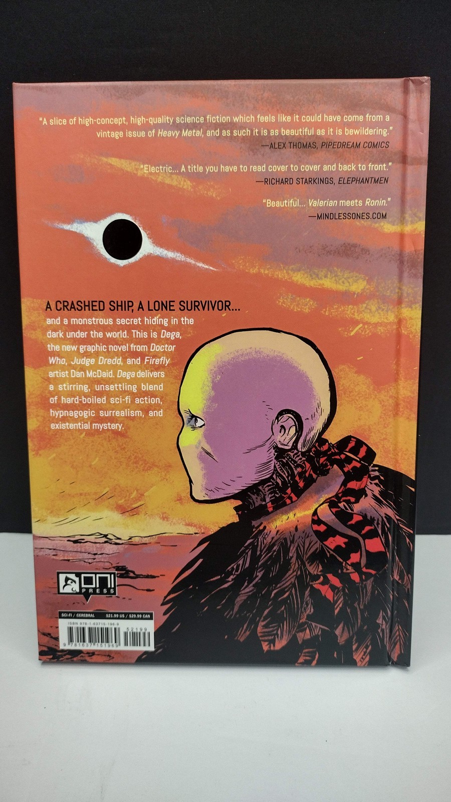 (MATURE) Dega Vol. 1 by Dan McDaid – Hardcover Graphic Novel