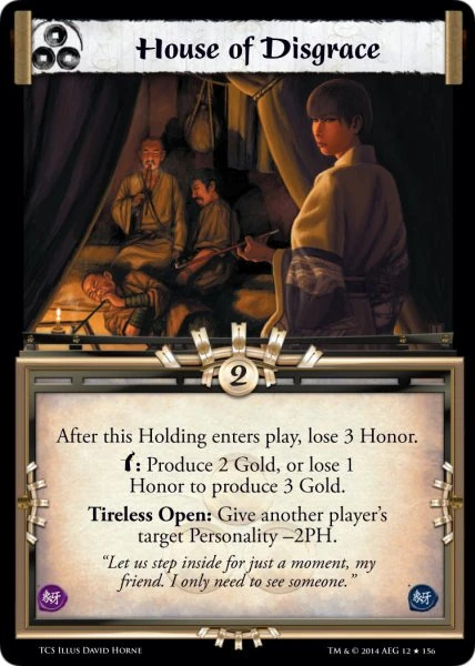 House of Disgrace FOIL Ungraded L5R: The Coming Storm