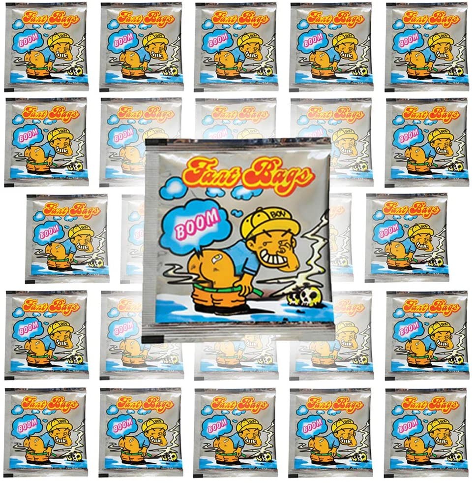 12 Fart Stink Bombs Nasty Smelly Prank Gag Ass Bags – 1 Dozen Party Favors Joke
