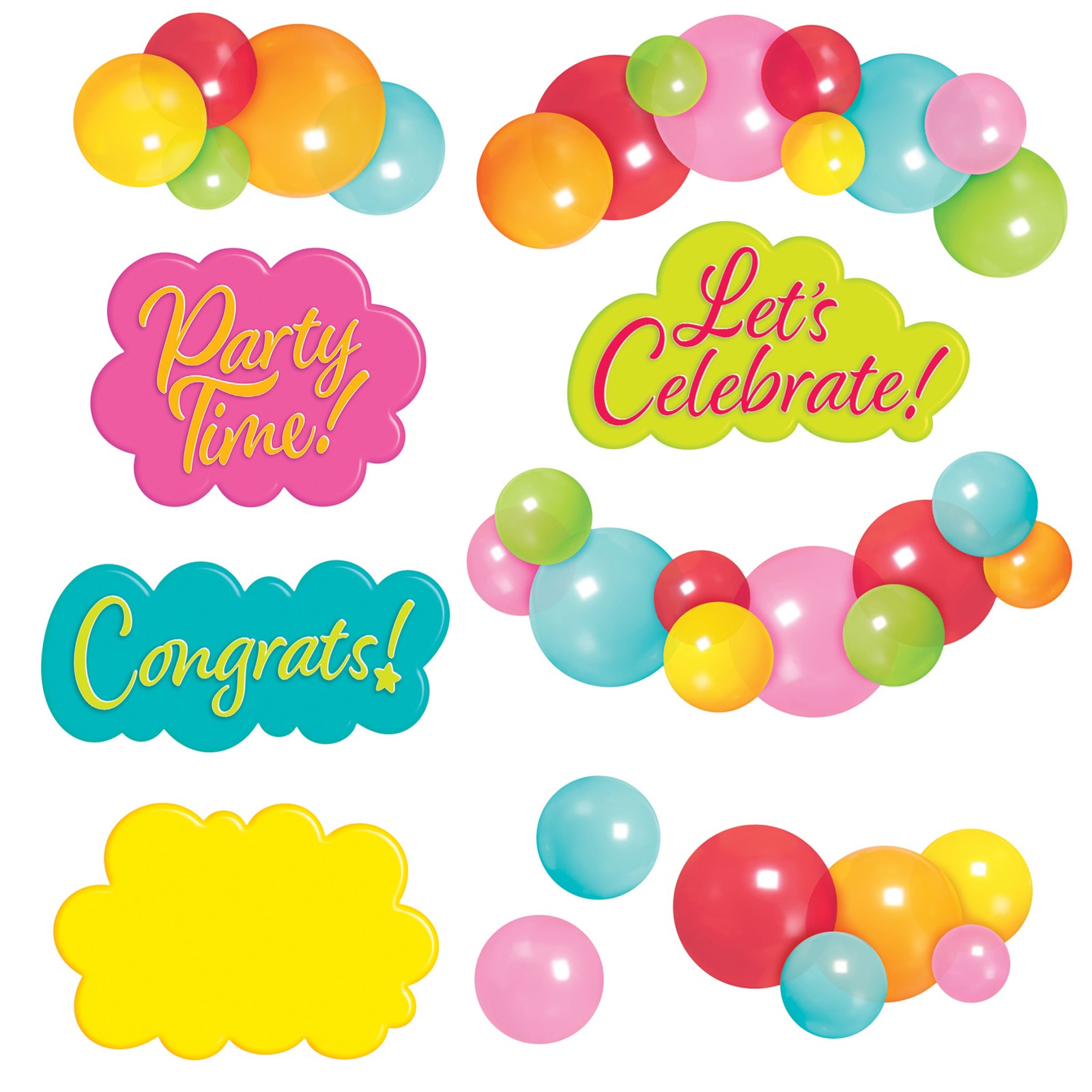 Trend Let’s Celebrate Wipe-Off Learning Set (t19006)