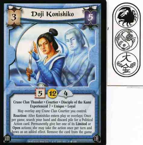 Doji Konishiko Ungraded L5R: Dawn of the Empire