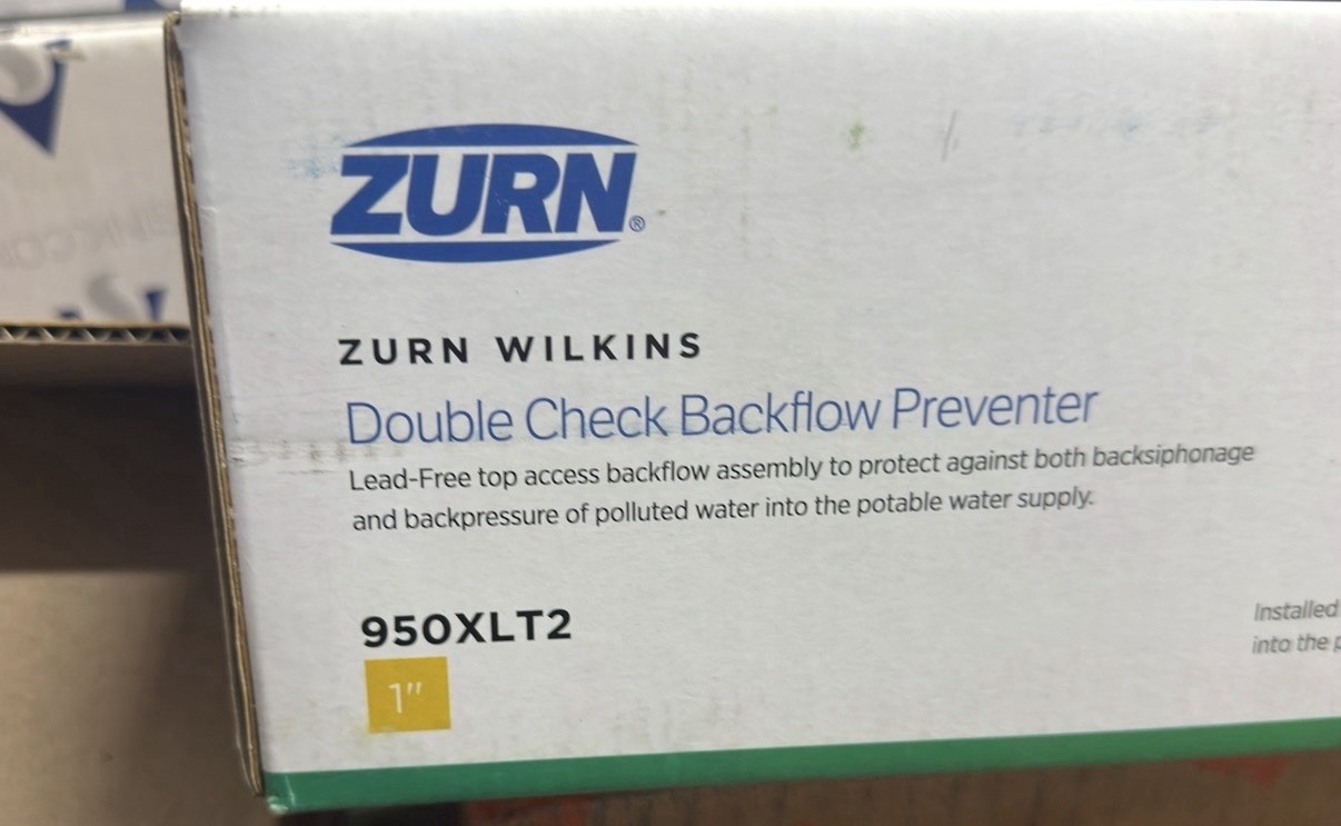 Zurn 1-950XLT2 Wilkins Double Check Valve Backflow Preventer