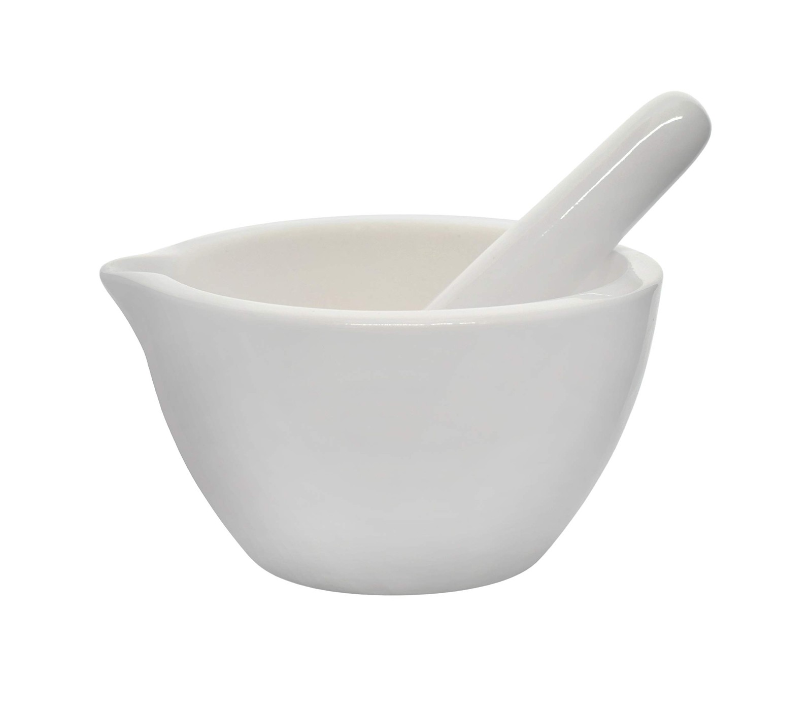 EISCO Porcelain Mortar & Pestle Set, 9oz (275ml) – Unglazed Grinding Surface…