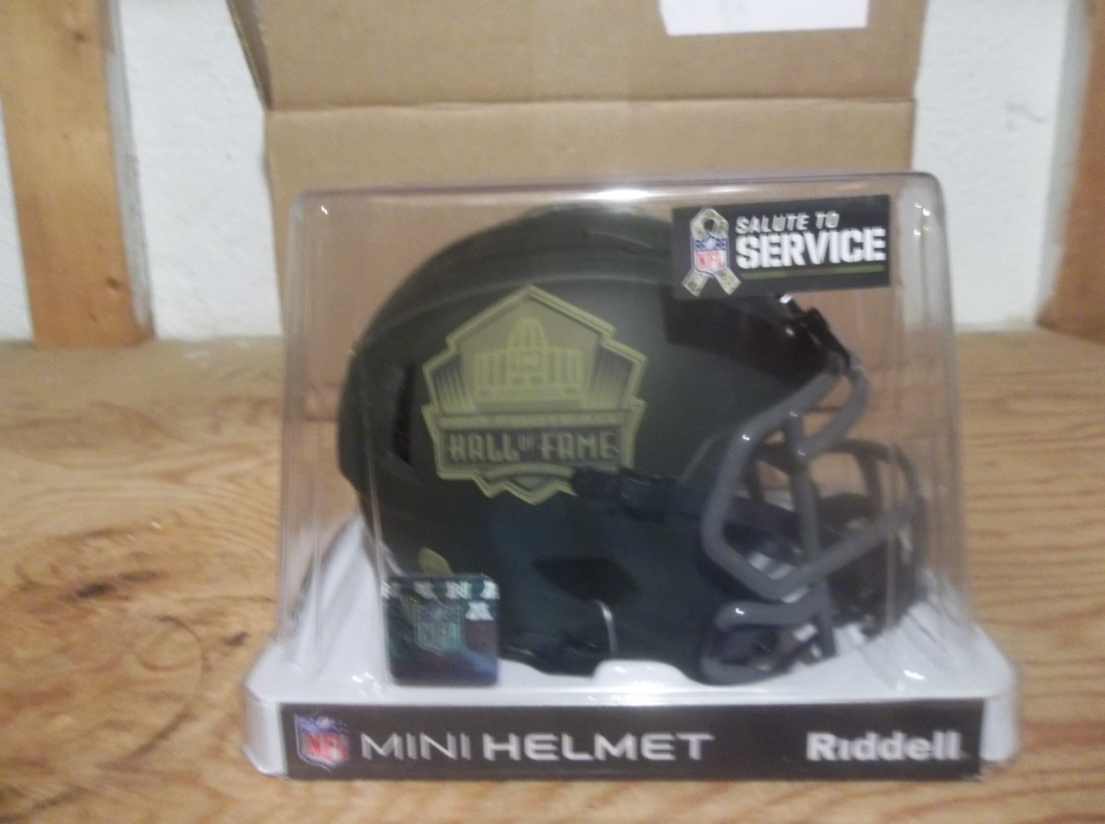 NFL HALL OF FAME 2025 Salute To Service Riddell NFL Speed Mini Helmet